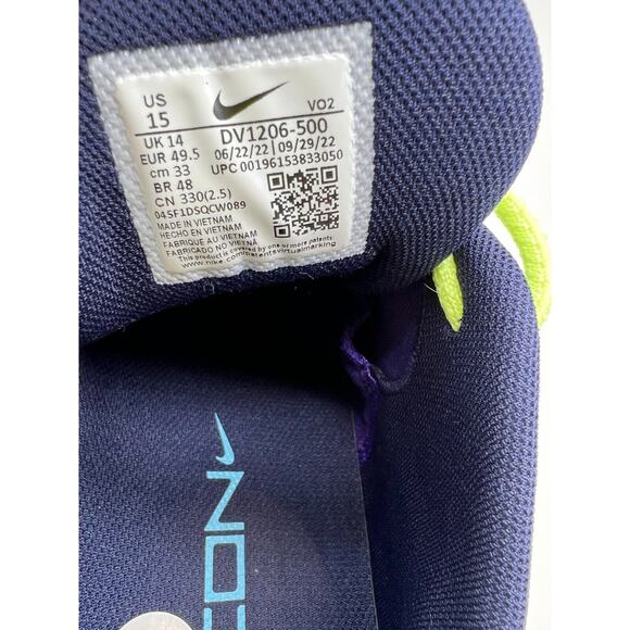 Nike Metcon 8 AMP Deep Purple Volt DV1206-500 Men's Shoes Size 15 - Picture 3 of 12